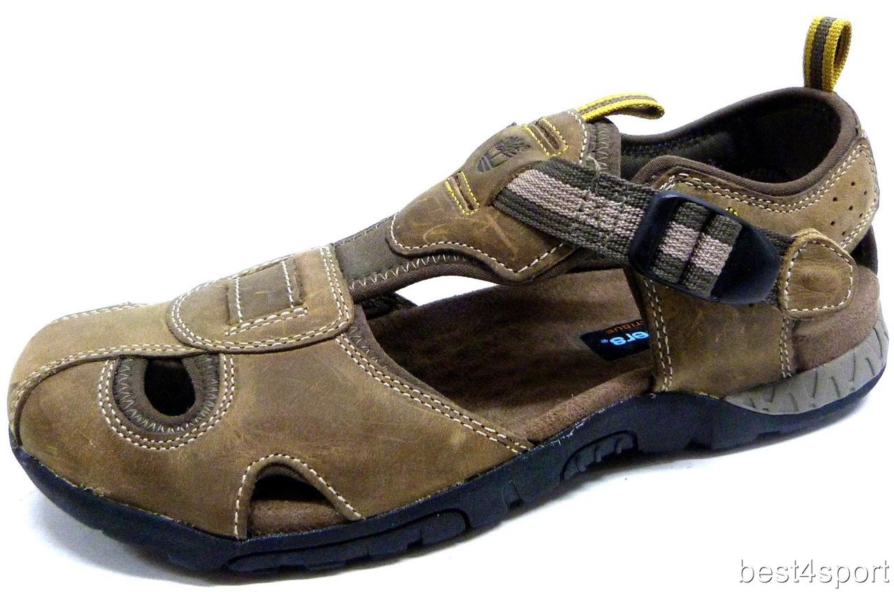 leather sandals timberland