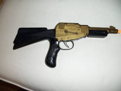 Precisely Vintage toy wooden machine gun similar Vintage toy wooden machine gun something is
