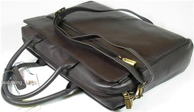  Leather Laptop  on New Ladies Visconti Brown Leather Laptop Briefcase Bag   Ebay