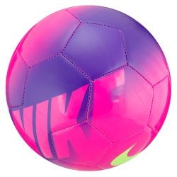 pink nike soccer ball