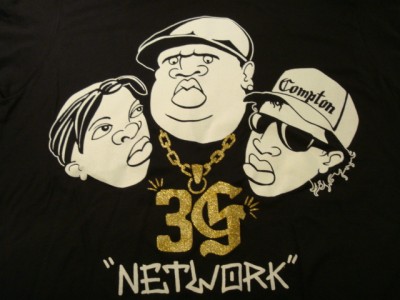 tupac and biggie shirt. Tupac Gold Biggie Smalls L