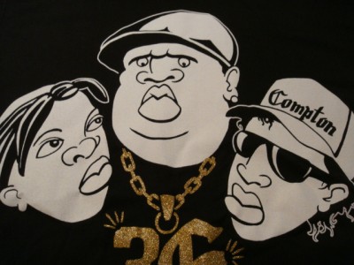 tupac and biggie shirt. 3G Network T Shirt Gangster Tupac Gold Biggie Smalls M