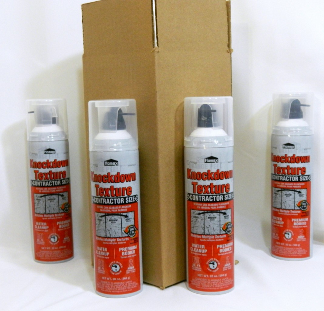 Homax, Water Based Knockdown Spray Texture, 20 oz Contractor Size Cans