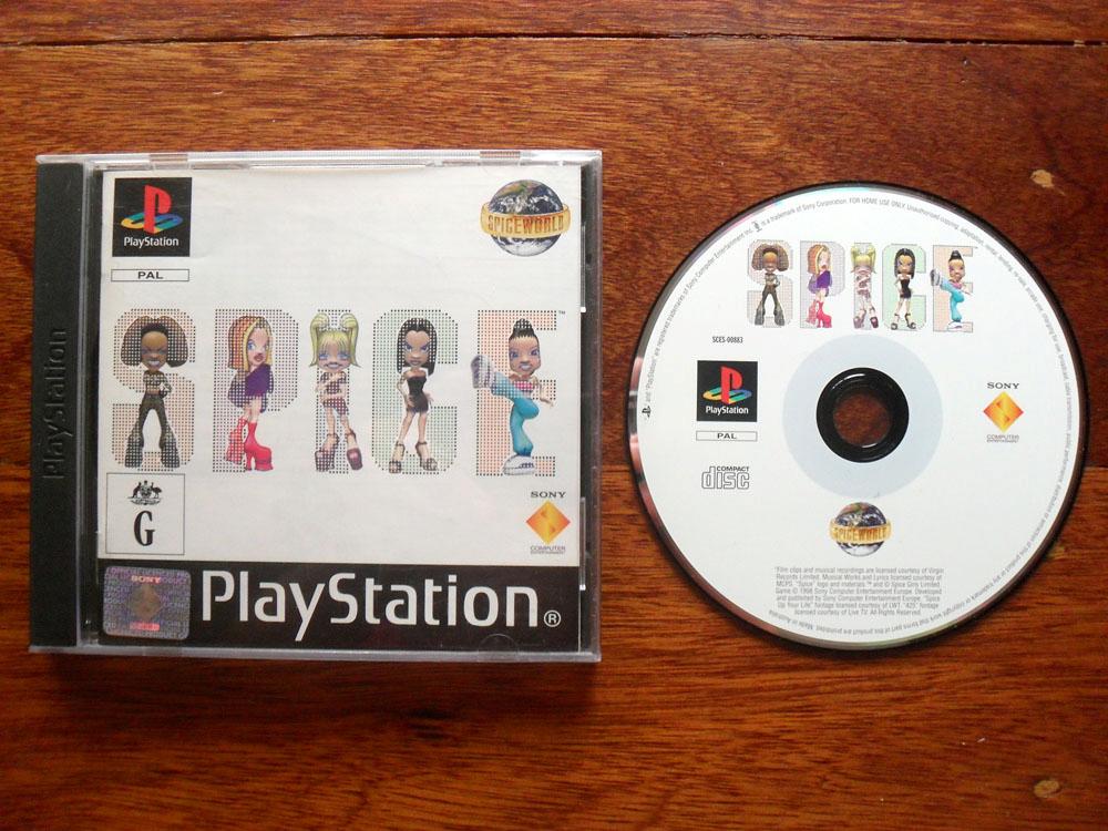 SPICE WORLD PS1 Playstation 1 Classic Family Dance Party Game SPICE