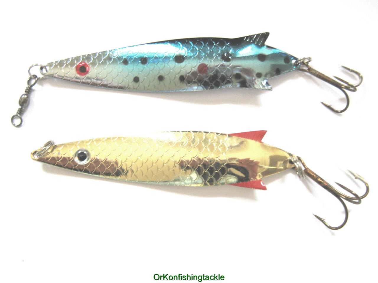 2 ORKON Spoons Spinners Salmon Pike Bass Mackerel Sea Lures 28g eBay