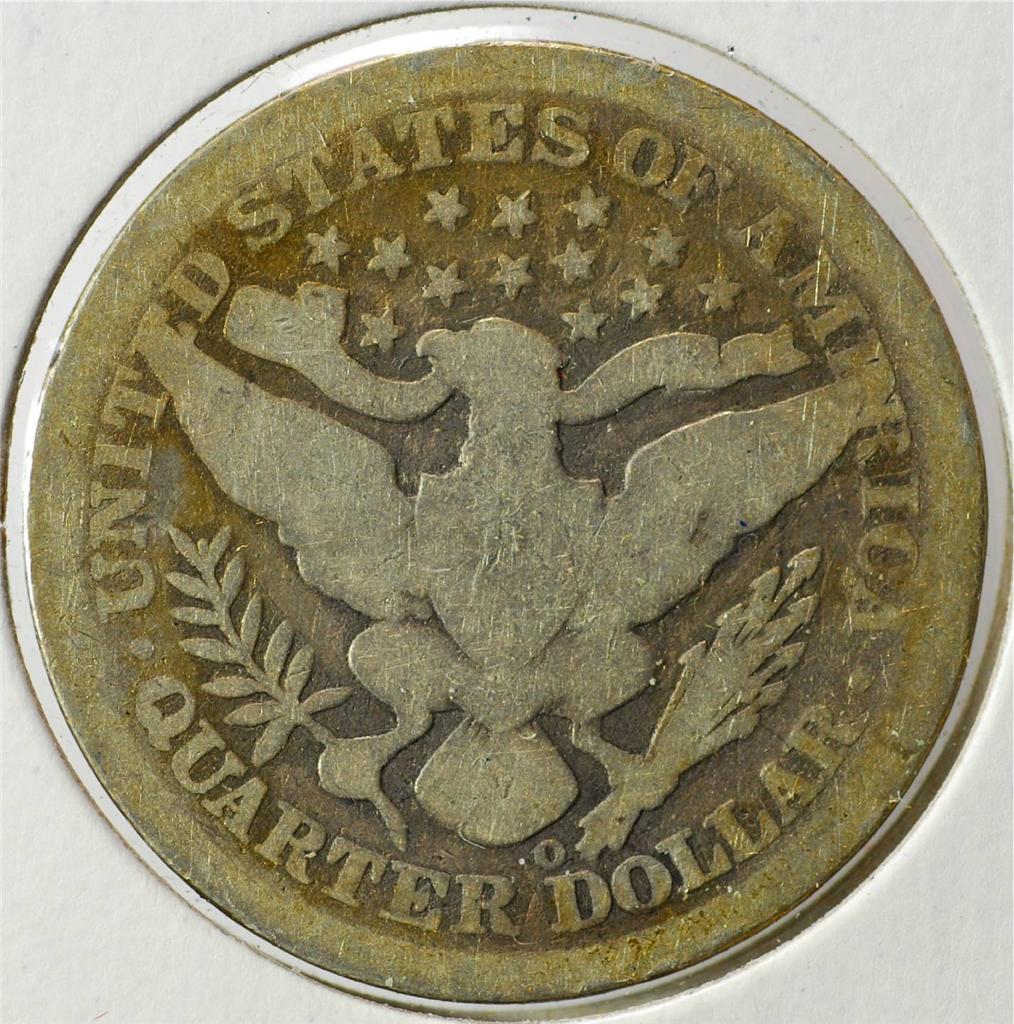 1893O, Barber Quarter Dollar, BQA77 eBay