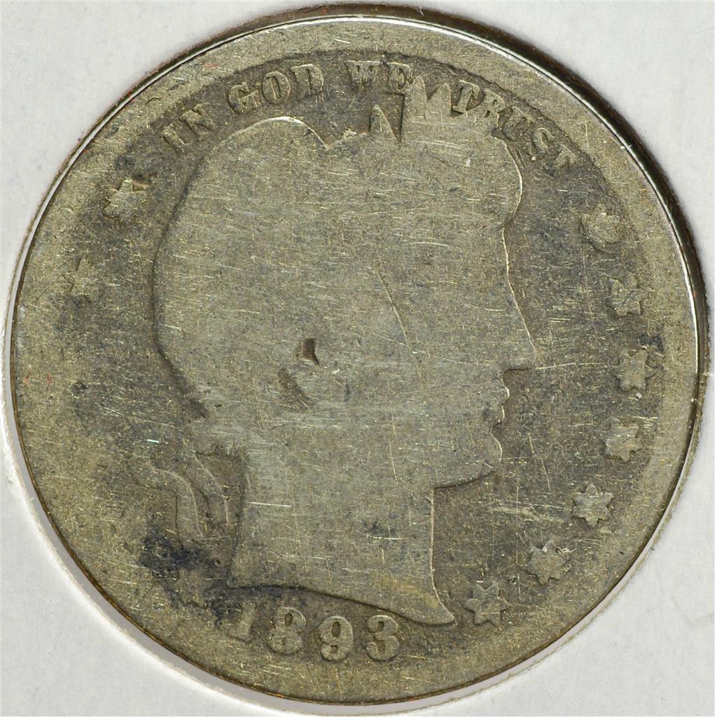 1893S, Barber Quarter Dollar, BQA78 eBay