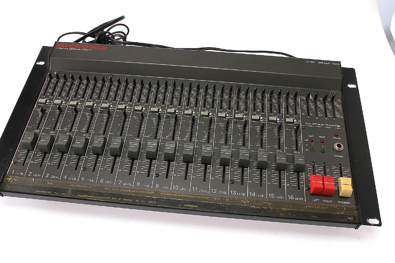Mackie Micro Mix LM 1602 Line Level Mixer Used Exc+ eBay