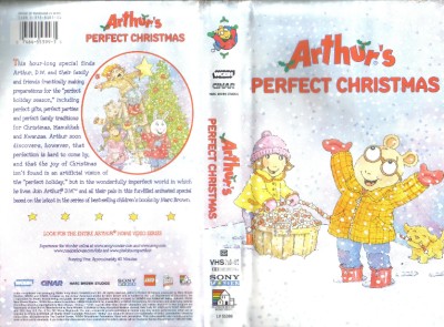 VHS: ARTHUR'S PERFECT CHRISTMAS.ANIMATED#  eBay