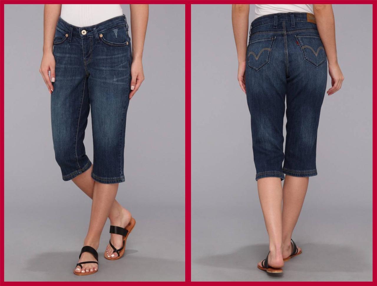 levi capri jeans plus size