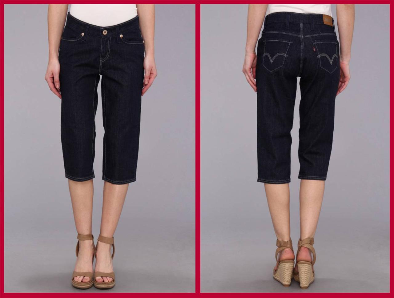 levi capri jeans plus size