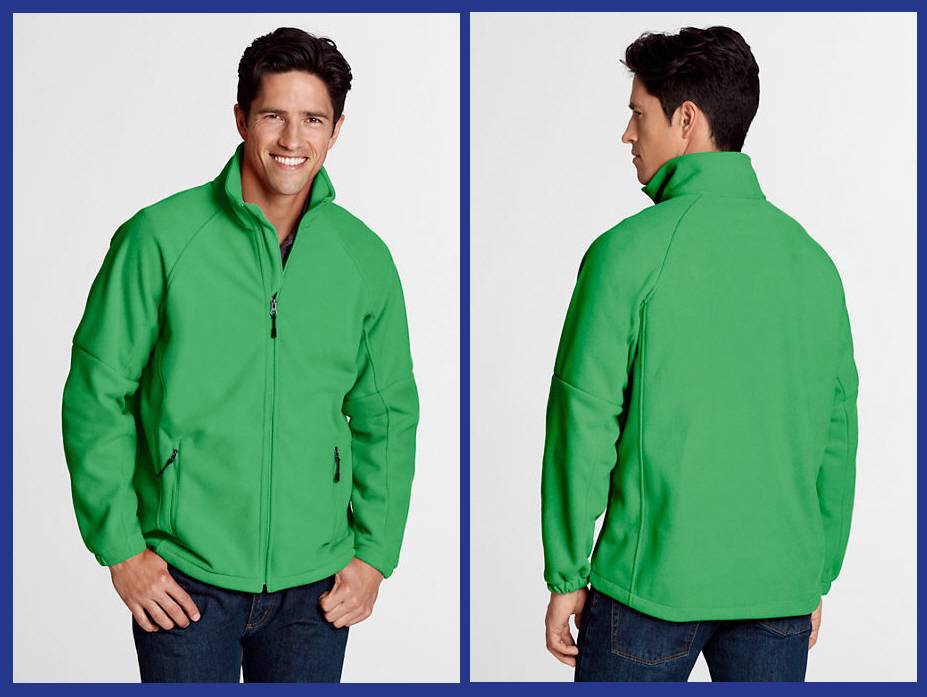 Lands� End Marinac Wind &amp; Water Men�s Soft Shell Fleece Jacket 80