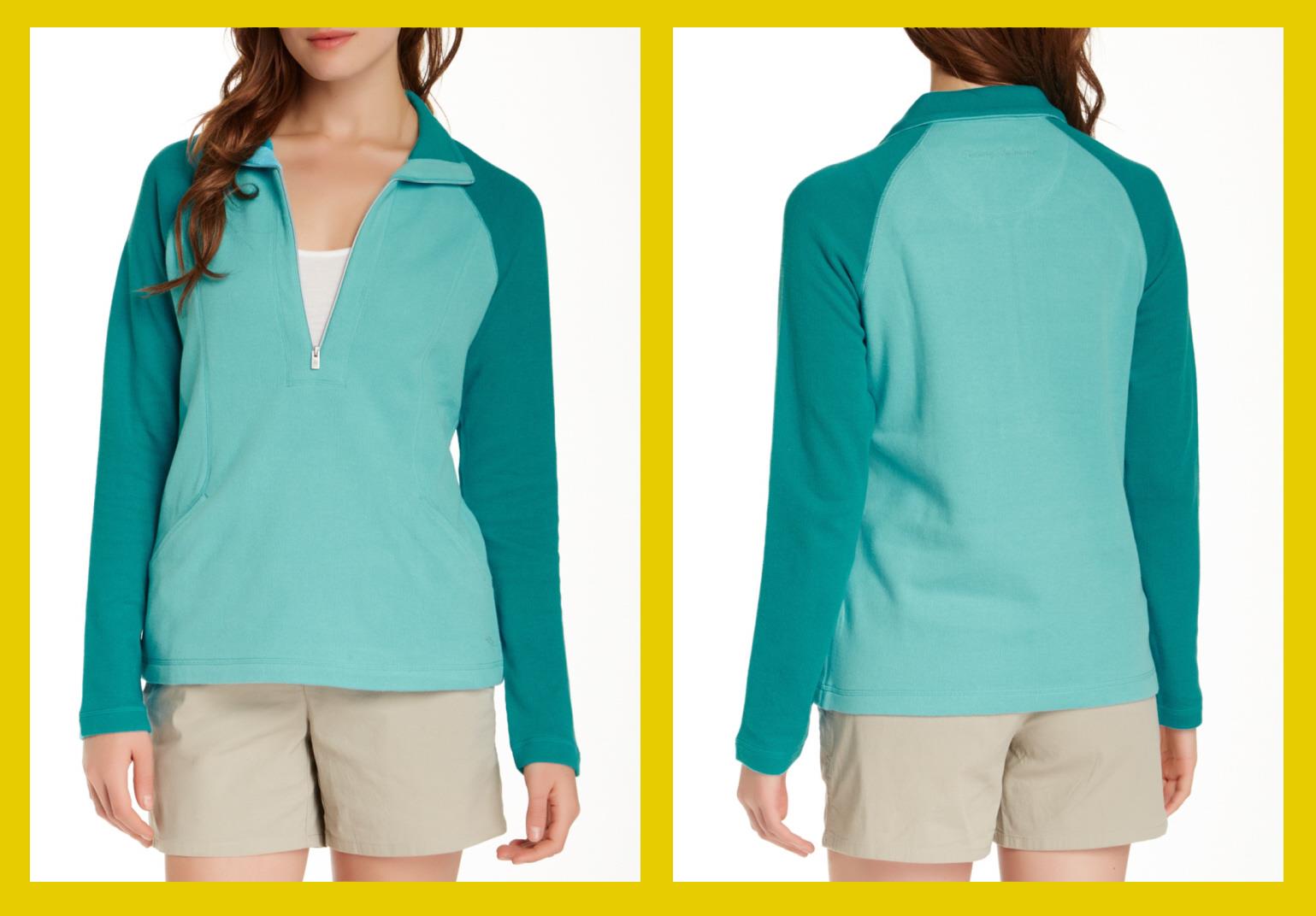 Tommy Bahama Aruba HalfZip Pullover Women's Sweatshirt 98 NWT eBay