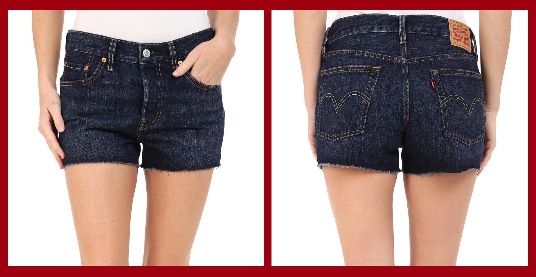 levi 501 jean shorts