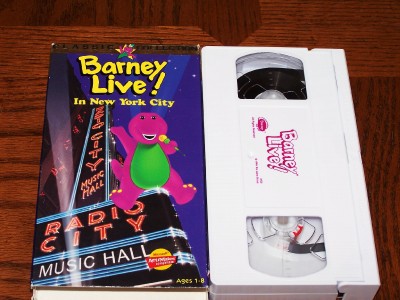 Barney Live! In New York City Htf Oop! Vhs Video Rare ...
