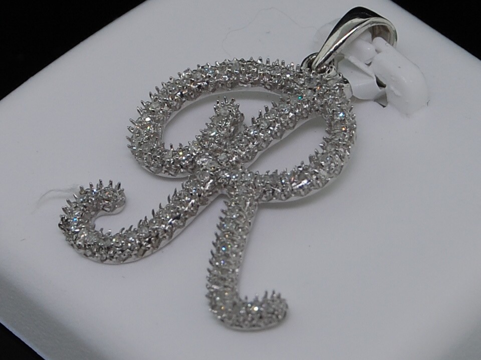 letter r diamond. LADIES YELLOW GOLD DIAMOND INITIAL LETTER quot;Rquot; SCRIPT | eBay