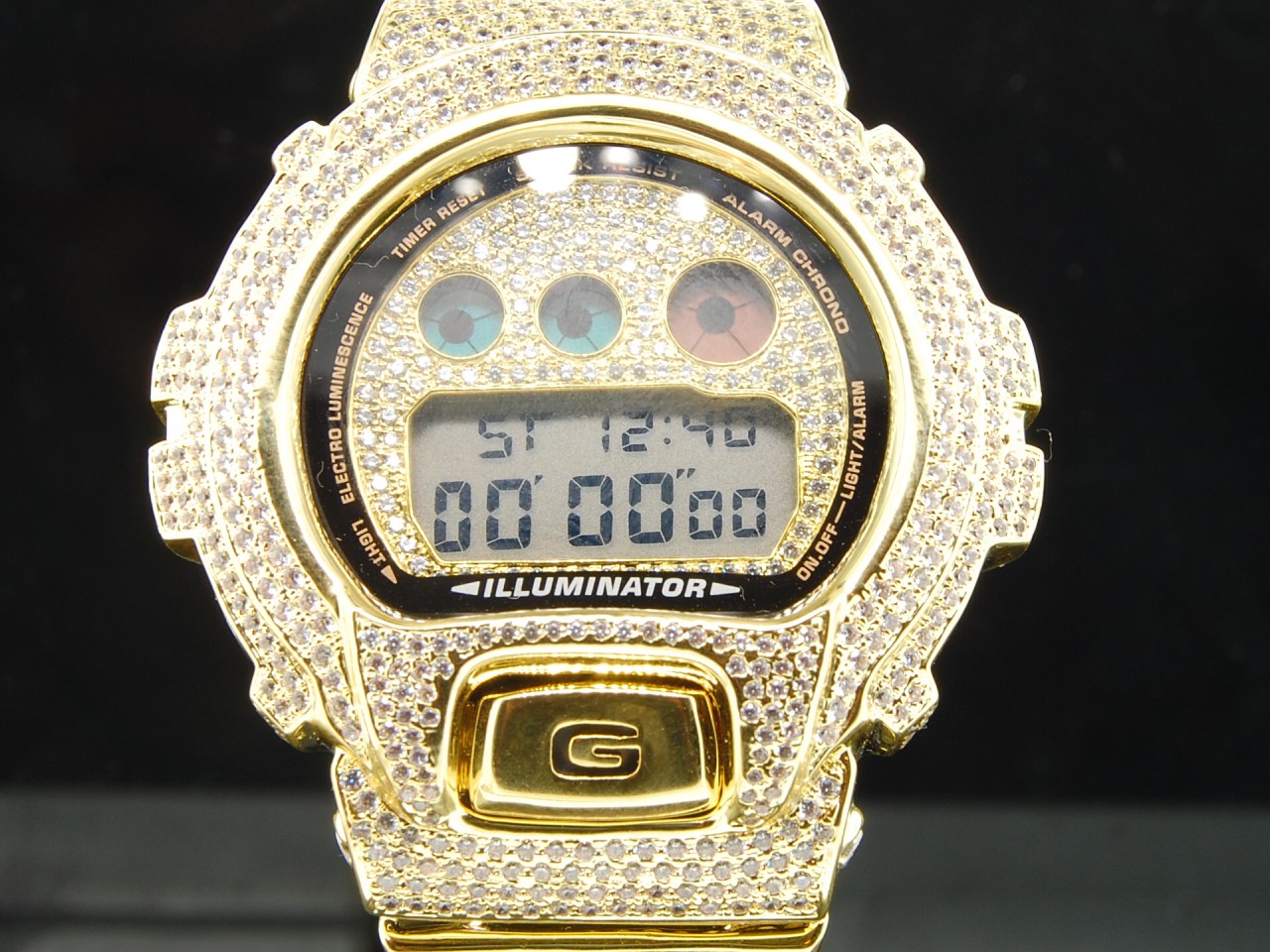 diamond g shock bezel