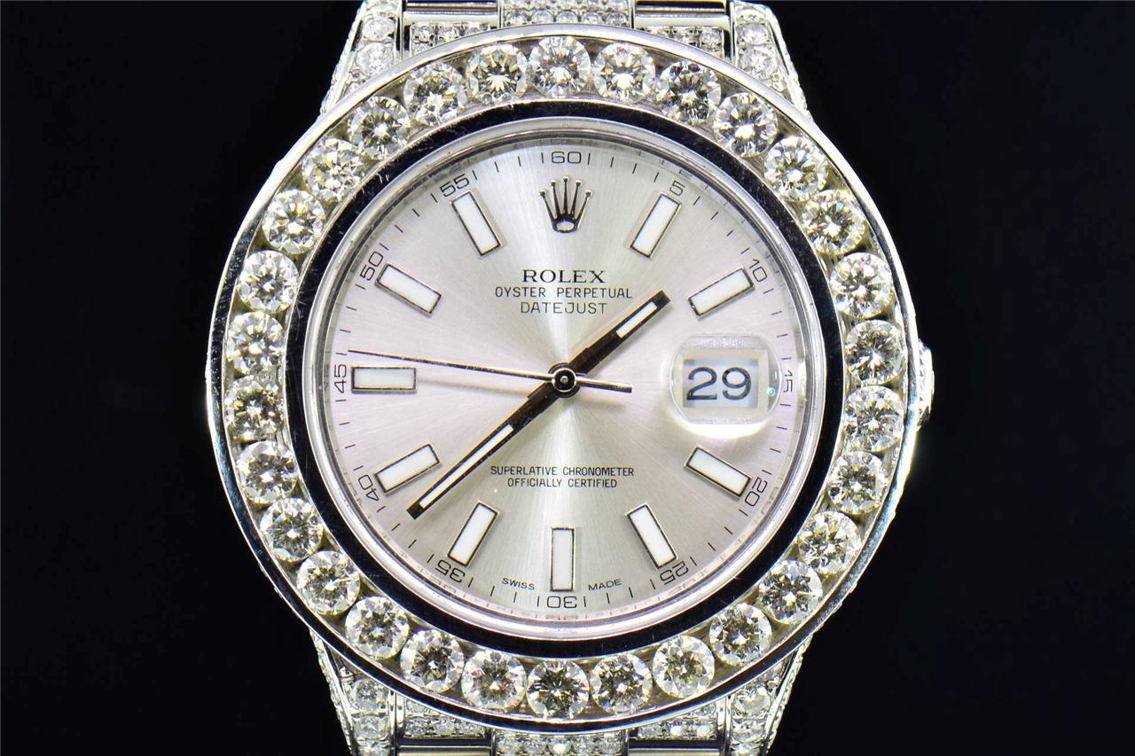 ice rolex watch