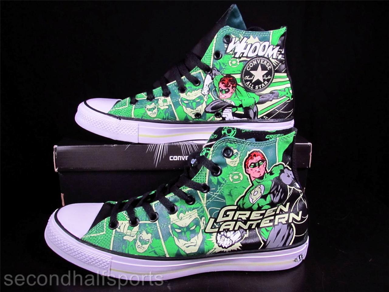 Converse GREEN LANTERN Glow in the Dark DC Comics Chuck Converse GREEN LANTERN Glow in the Dark DC Comics Chuck