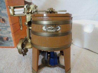 toy wooden kitchen with washing machine