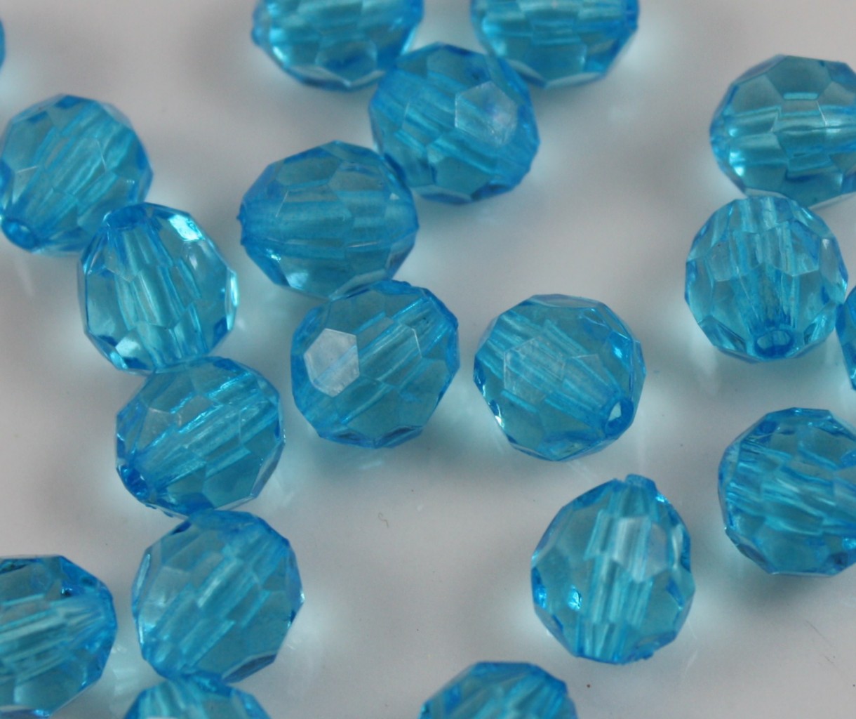 150X 8MM 200X 6MM FACETED ROUND ACRYLIC BEADS 9 COLOURS eBay