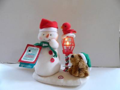plush singing snowman