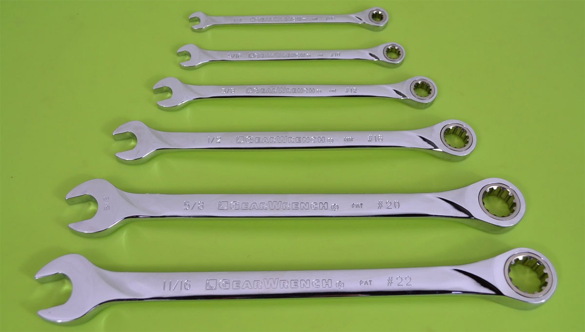New GearWrench XL Spline Ratcheting Wrench Set