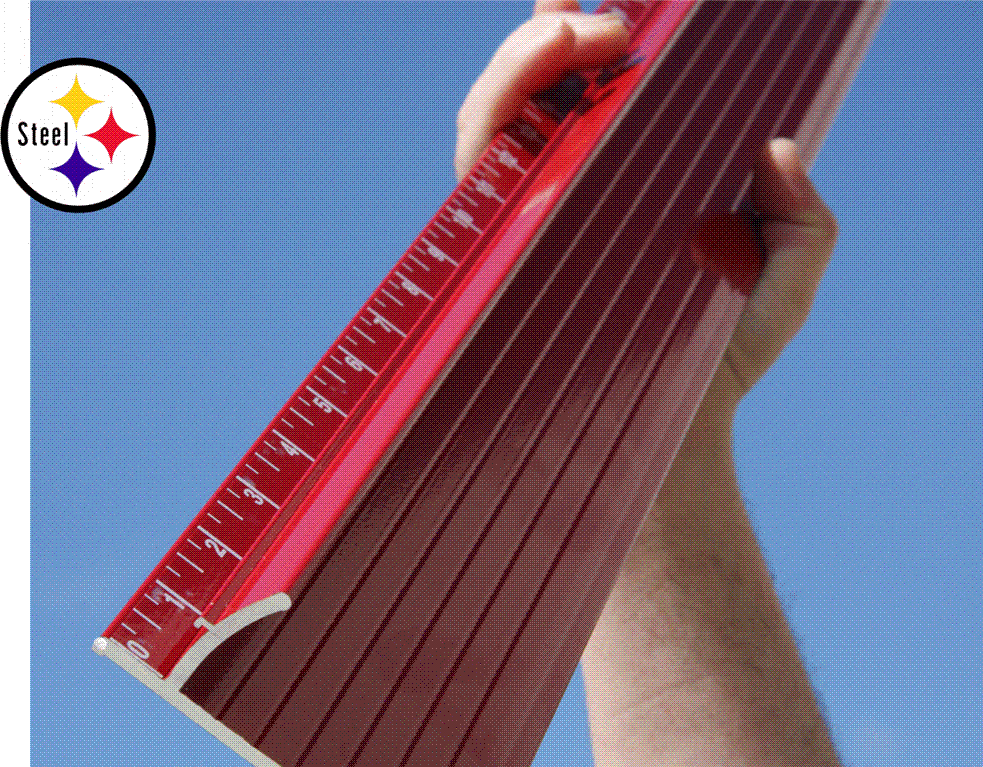 76" Steel Edge Safety Cut Ruler Straight Edge Sign Tool
