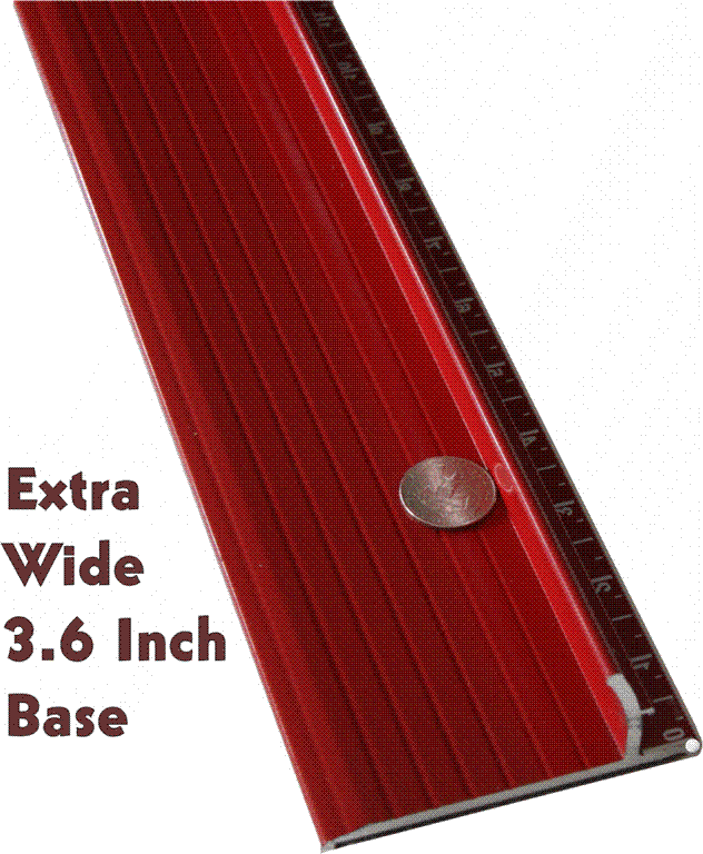 76" Steel Edge Safety Cut Ruler Straight Edge Sign Tool