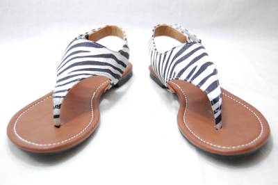 zebra gladiator sandals