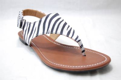 zebra gladiator sandals