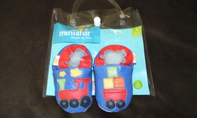 Ministar Leather Infant Shoes-Train(0-6mths) NEW