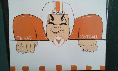 Football yard sign-Texas