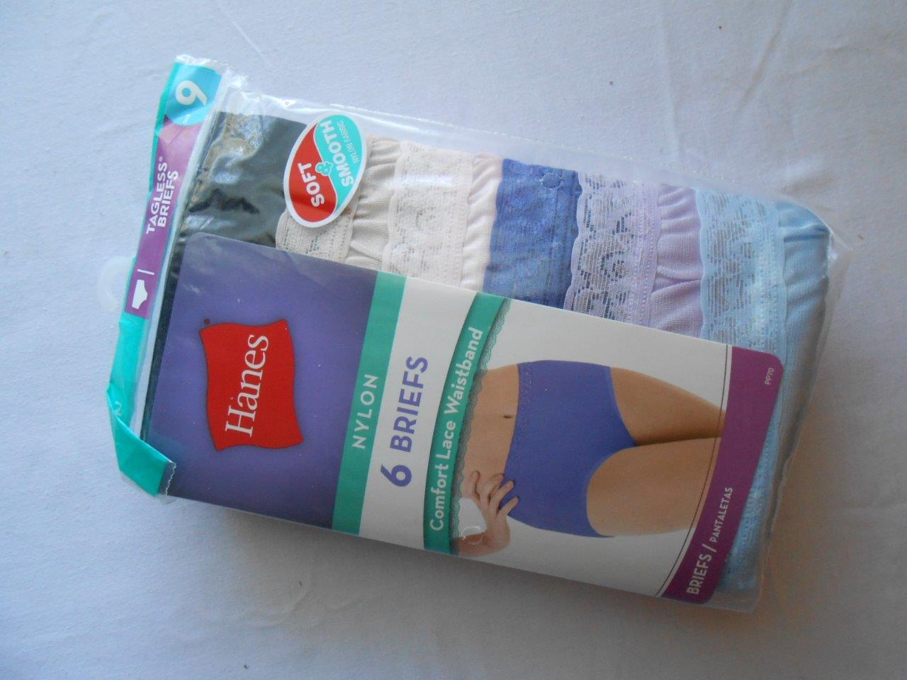 Hanes PP70AS Women's Nylon Brief Panties 6Pack size 678910 eBay