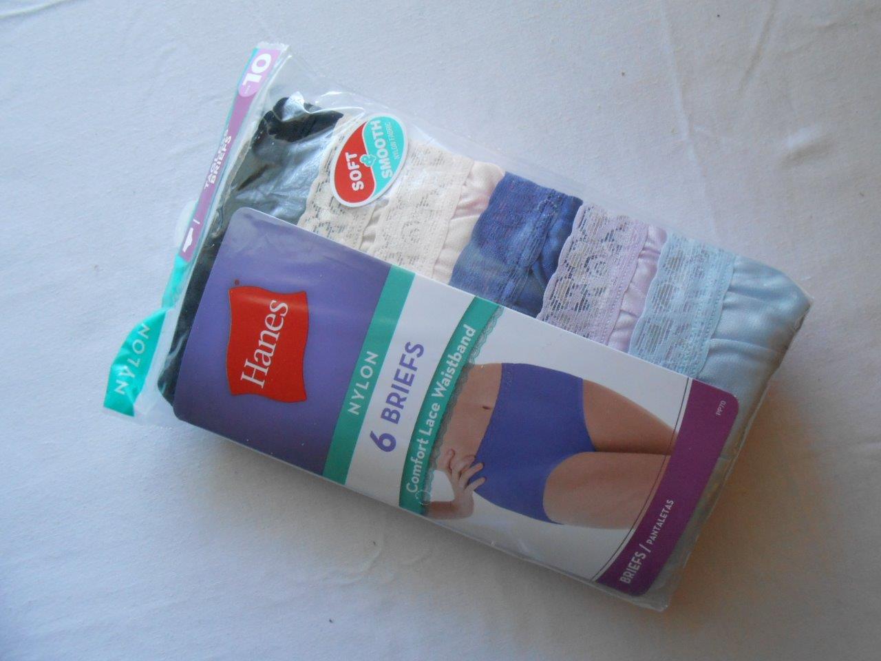 Hanes PP70AS Women's Nylon Brief Panties 6Pack size 678910 eBay