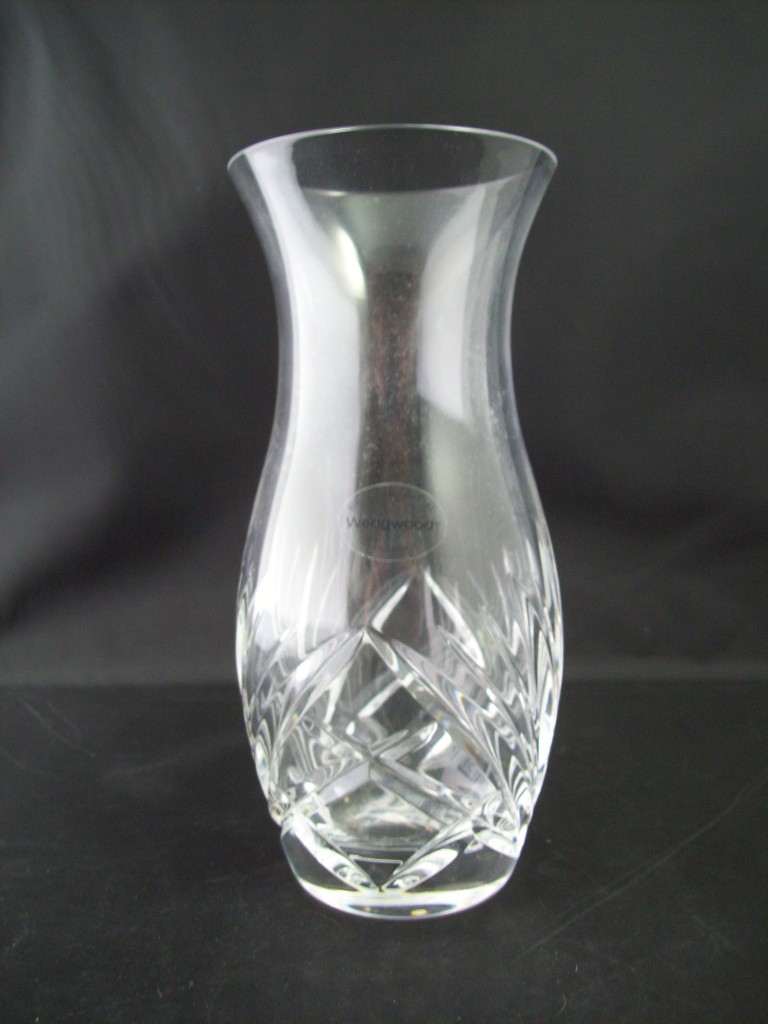 Wedgwood Full Lead Crystal Vase Made In West Germany