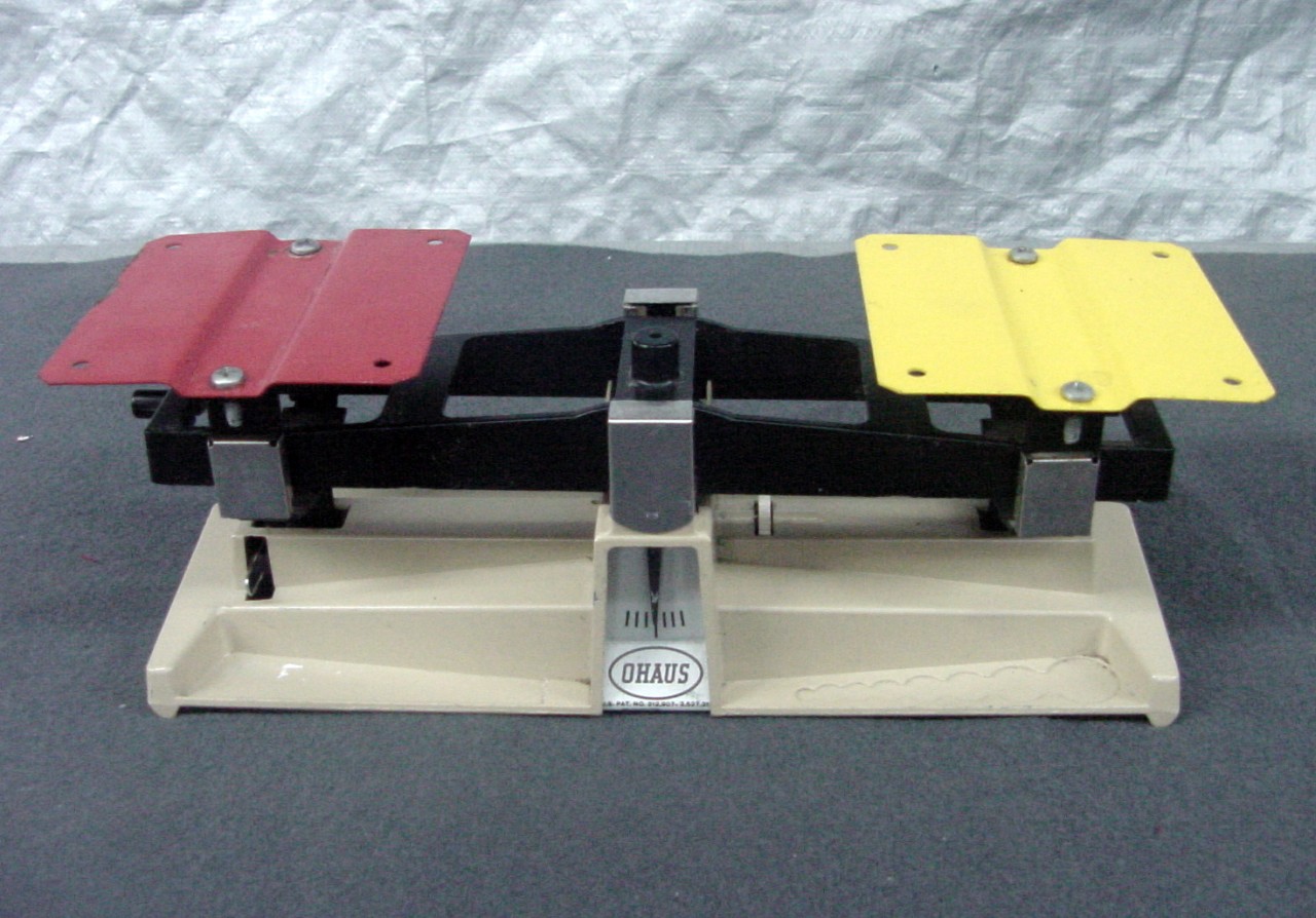 Vintage Ohaus Equal Arm Balance Scale eBay