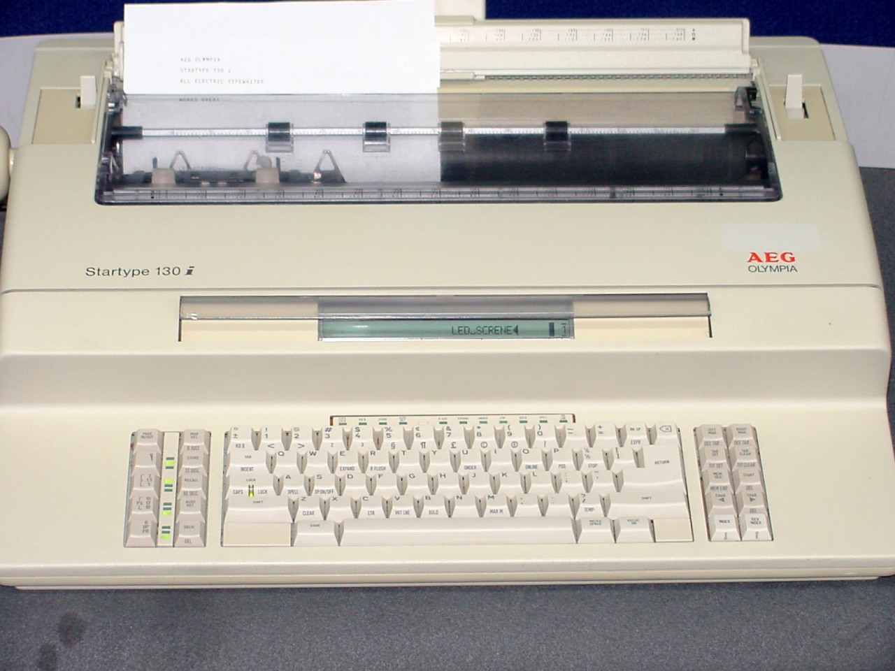 Olympia Electric Typewriter Startype 130i 2 eBay