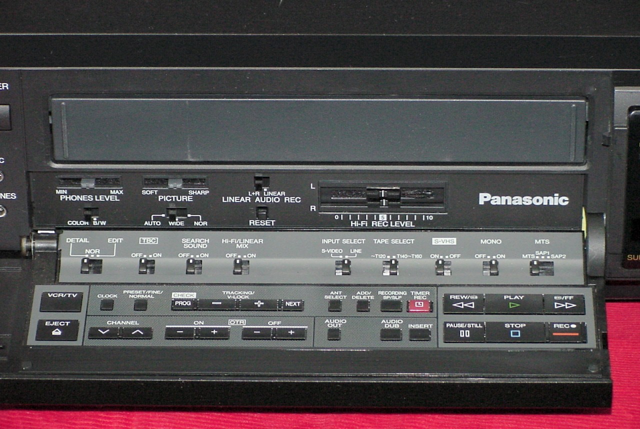 Panasonic AG1980 Video Editor Recorder VCR SVHS SVHS eBay