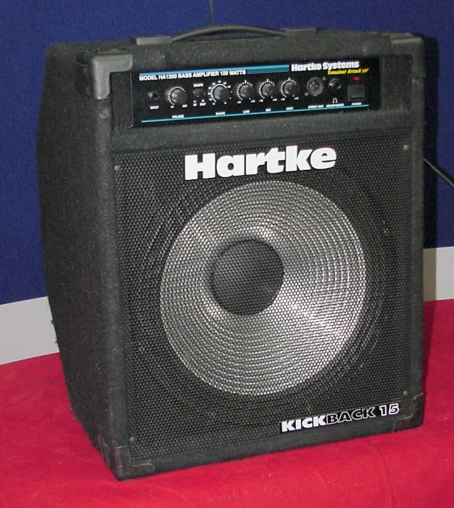 Hartke Combo Bass Amplifier 120W HA1200 Kickback 15 eBay