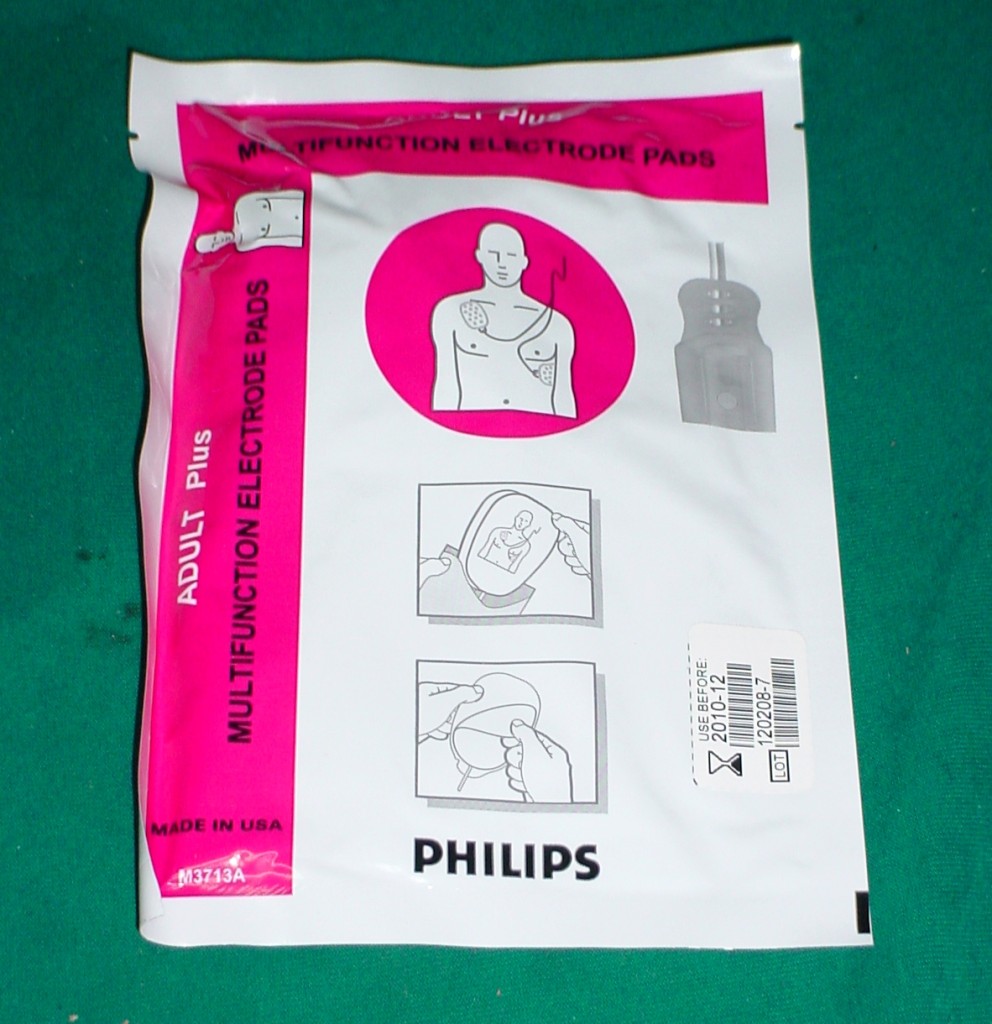 Philips Defibrillator Multifunction Adult Electrode Pads M3713A Lot of 4