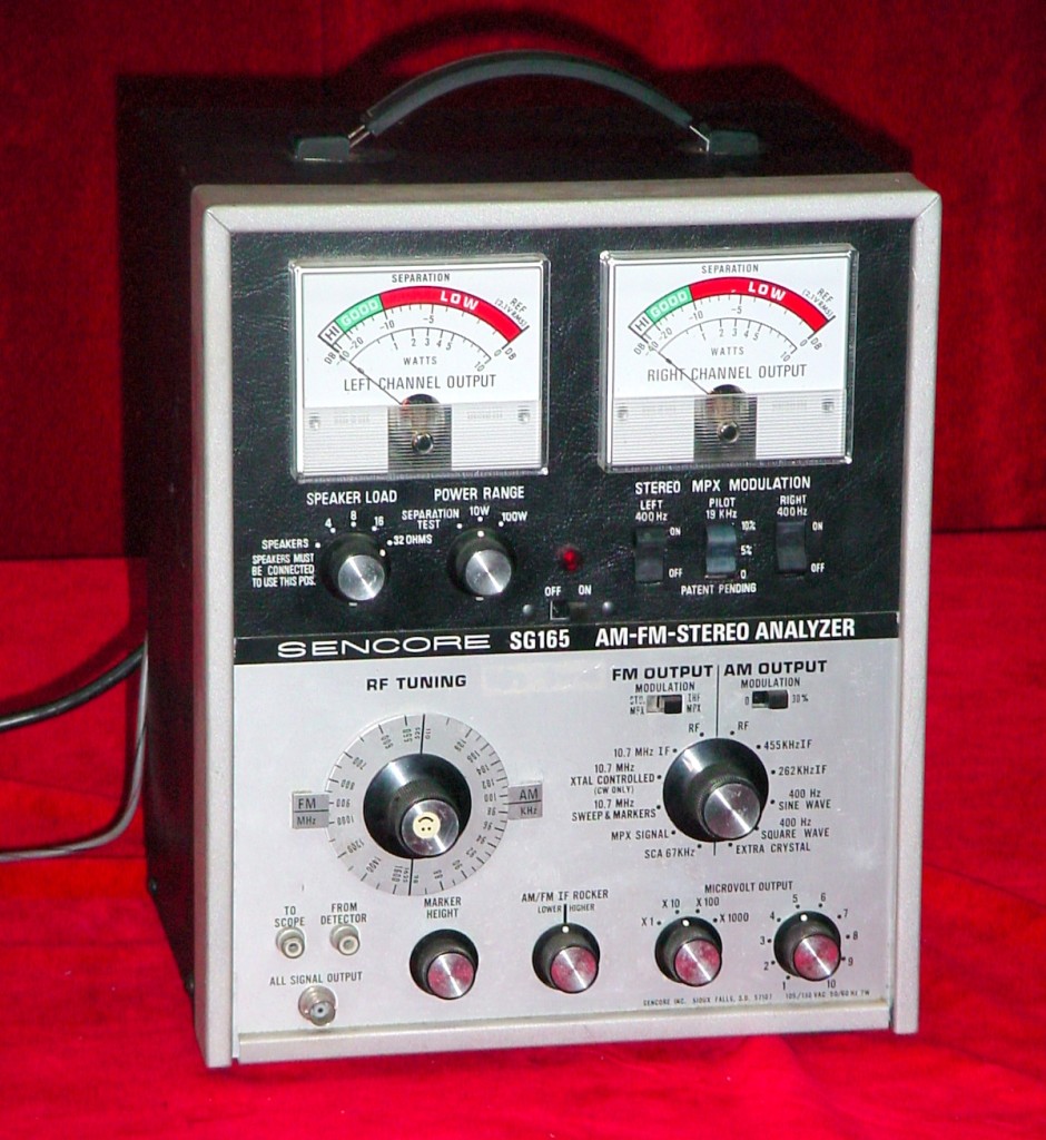 Sencore SG165 AM/FM Stereo Analyzer Signal Generator SG165 eBay