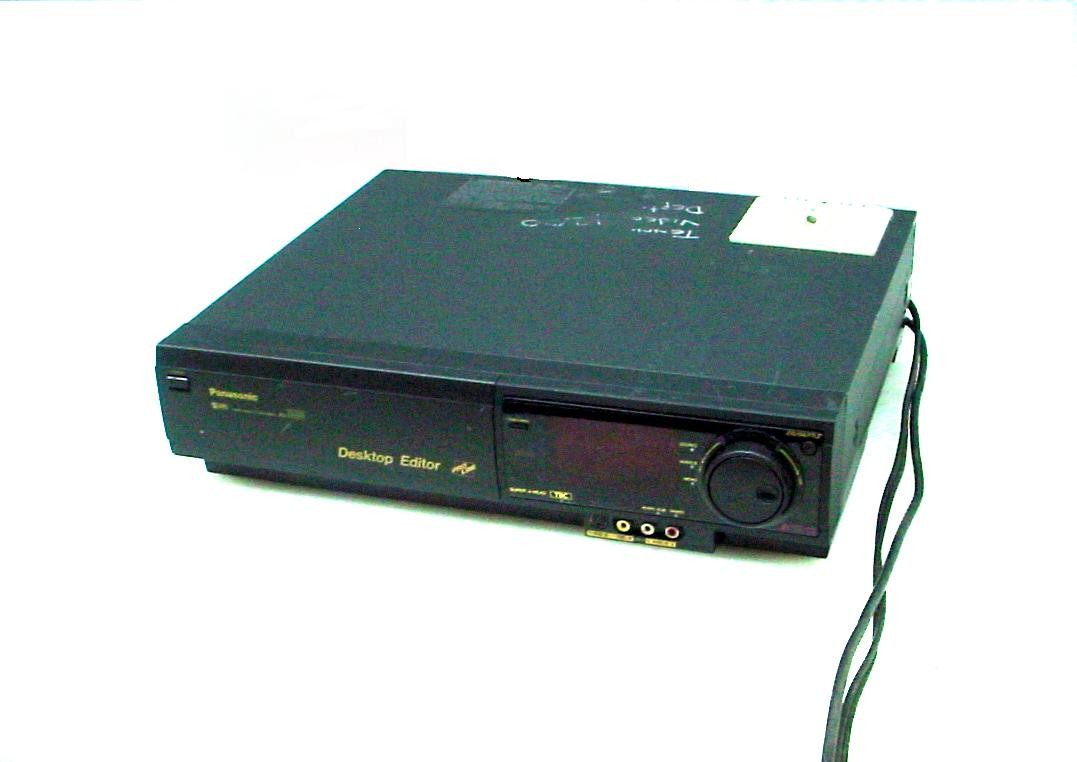 PANASONIC DESKTOP EDITOR VHS AG1980 4 HEAD VCR TBC eBay