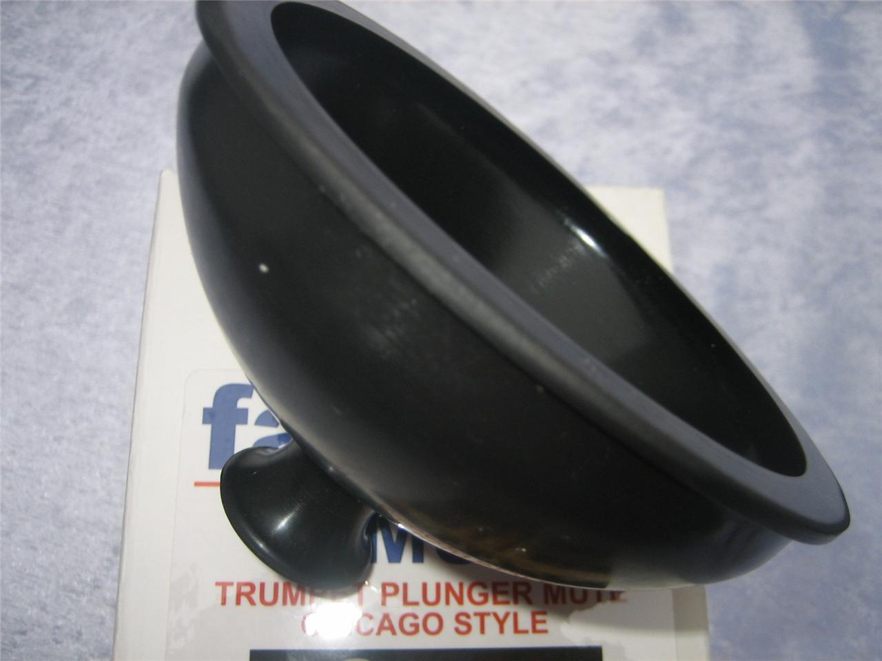 NEW! 'CHICAGO STYLE' Rubber PLUNGER MUTE for TRUMPET Made in the
