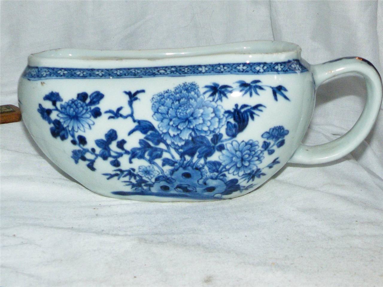 Antique Chinois Femmes Bourdaloue crinoline/Chaussons/transport pot de