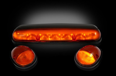 Marker Lights Motorcycle on 02 06 Chevy Gmc Recon Led Cab Roof Marker Lights Amber Ebay