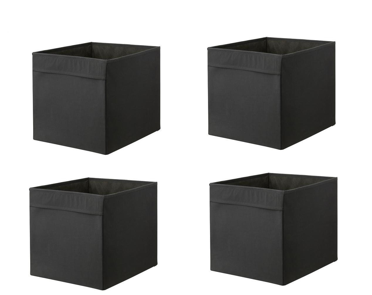 1,2 or 4X Ikea DRONA STORAGE BOX ORGANISER, EXPEDIT UNIT FILE Red