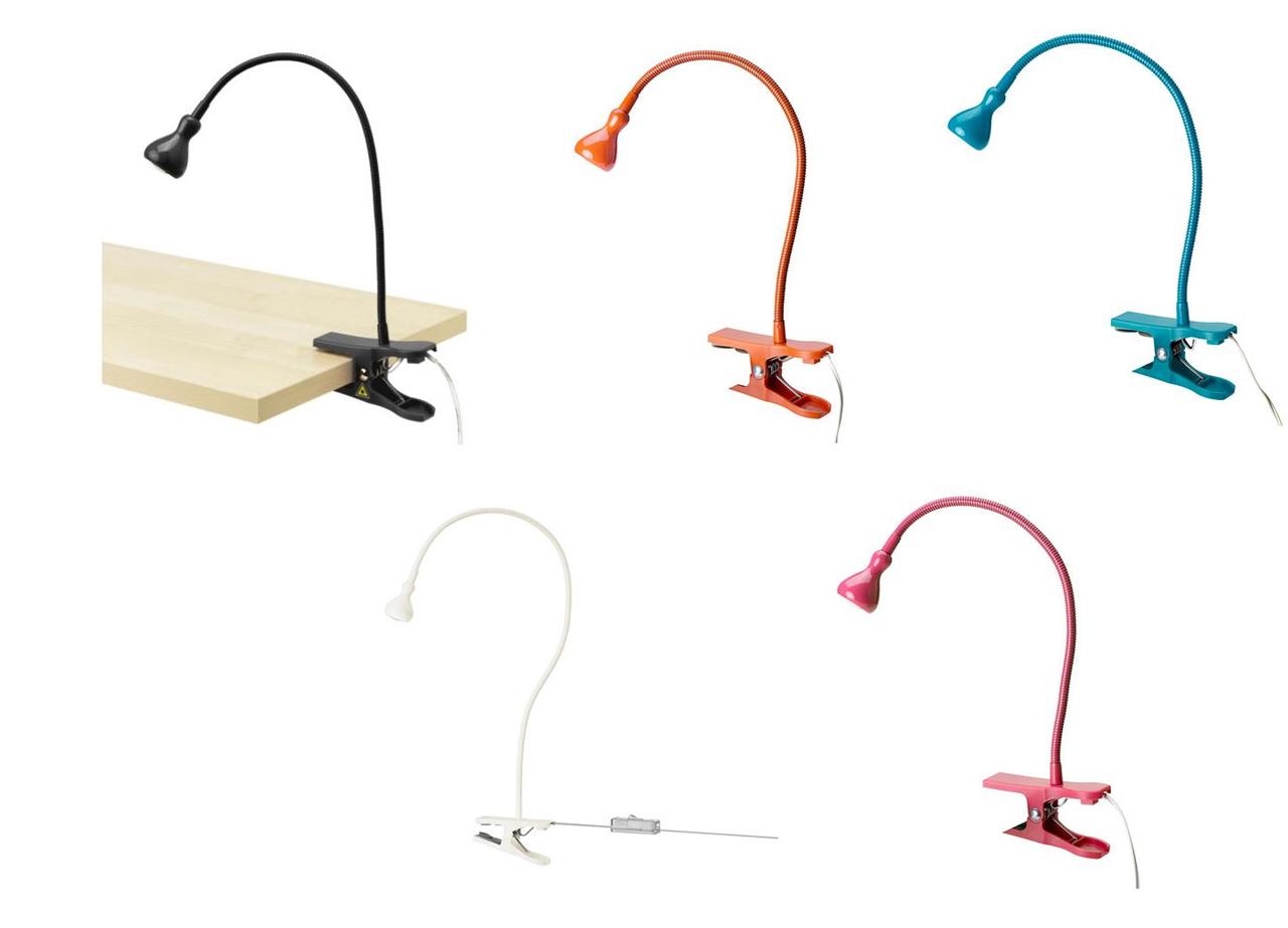 LED Clamp Spotlight, Work Lamp, Desk Light, Clip on Ikea Jansjö 5