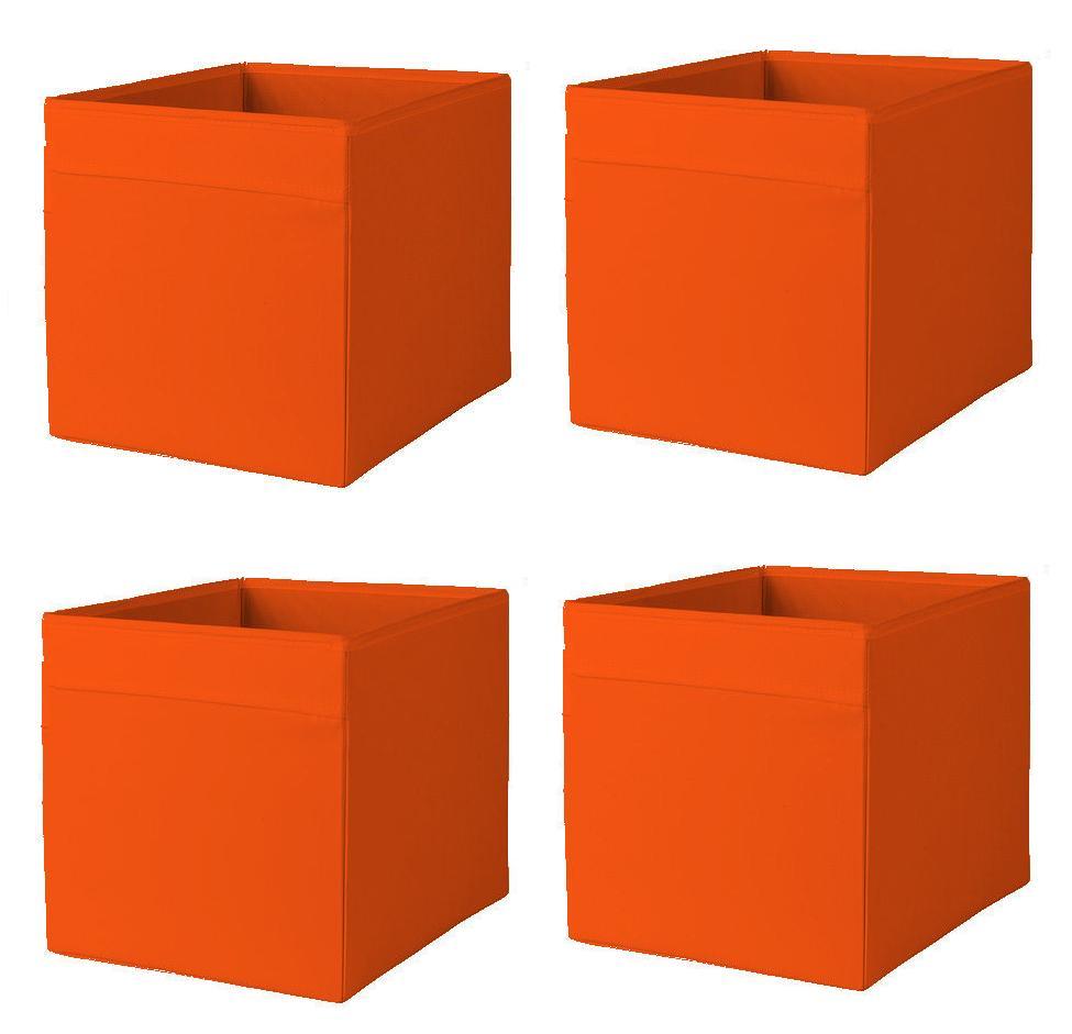 1,2 or 4X Ikea DRONA STORAGE BOX ORGANISER, EXPEDIT UNIT FILE Red