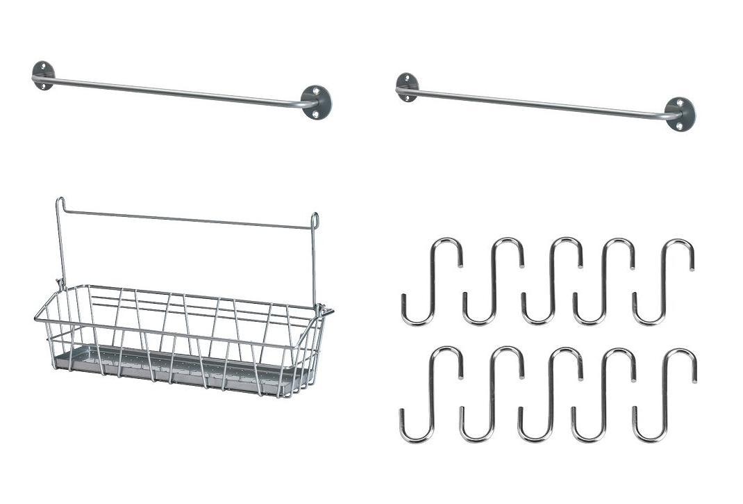 ikea hooks and rails